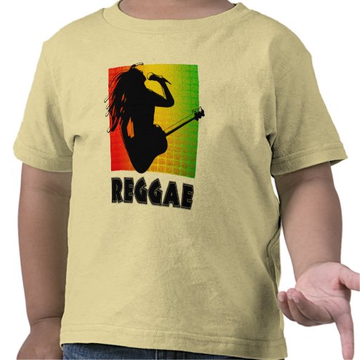 Reggae Music Rasta Rastaman Guitar Toddler T-Shirt