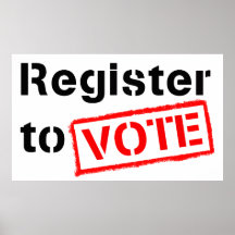 Register to Vote Posters