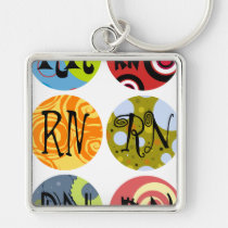 Registered Nurse Announcement keychains