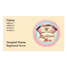 Registered Nurse Business Card Templates