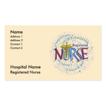 Registered Nurse Business Cards