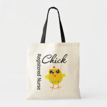 Registered Nurse Chick v1 Canvas Bags