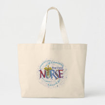 Registered Nurse Motto Canvas Bag
