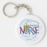 Registered Nurse Motto Keychain