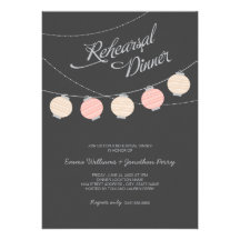 Rehearsal Dinner Invitation | Paper Lanterns