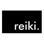 reiki. (color customizable) business card