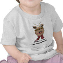 Reindeer Baby's 1st Christmas T-shirt