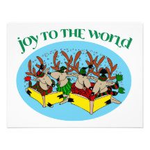 Reindeer Choir - Joy to the World Custom Announcement