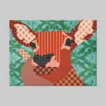 Reindeer Green Art Canvas canvas prints