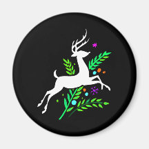 Reindeer Refrigerator Magnet