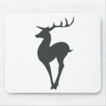 Reindeer Silhouette Mouse Pads