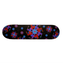 Reindeer Snowflake Blitzen Skateboard