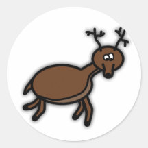 Reindeer Sticker