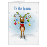 Reindeer with Ornaments Greeting Greeting Card
