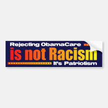 Rejecting ObamaCare Bumper Stickers