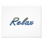Relax cloud green blue outlined photograph