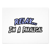 Relax, I'm a Paralegal Custom Invite