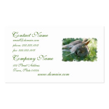 Relaxing Kangaroo Business Cards