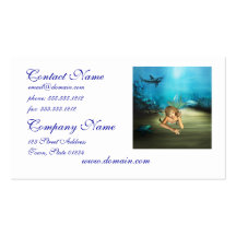 Relaxing Mermaid Business Cards