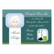 Relaxing Spa Business Card Template