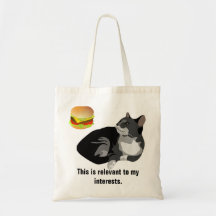 Relevant To My Interests Lolcat Canvas Bags