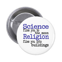Religion and Science Pin