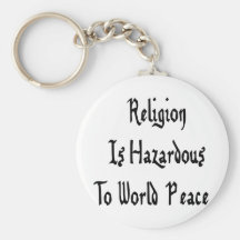 Religion Hazard Keychains