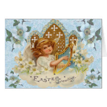 Religious Angel Easter Card