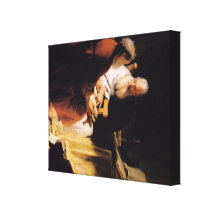 Rembrandt Art Painting Two Old Men Disputing Gallery Wrapped Canvas