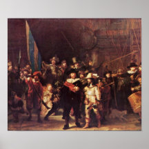Rembrandt Harmenszoon van Rijn - The Night Watch Poster