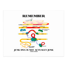 Remember Junk DNA Is Not Actually Junk Postcard