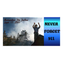 Remember The Fallen Customised Photo Card