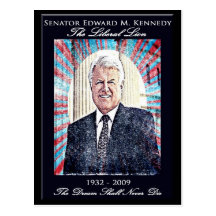 Remembering Ted Kennedy Postcard