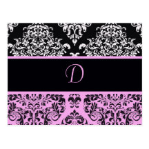 REMIX Damask Post Card