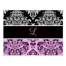 REMIX Damask Post Cards