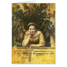 Renaissance Angel Design Greeting Card