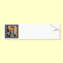 Renaissance Angel & Dove Christmas bumper stickers