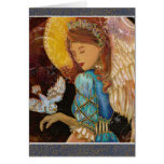Renaissance Angel & Dove Christmas Card