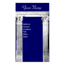 RENAISSANCE GATE ,blue Business Card Template