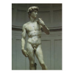 Renaissance Marble Statue of David by Michelangelo Postcards