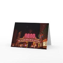 Reno Sign Greeting Card