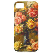 Renoir Roses in a Vase iPhone 5 Case