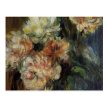 Renoir's A Vase of Peonies Post Cards