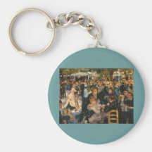 Renoir's Bal du   de la Galette (1876) Key Chains