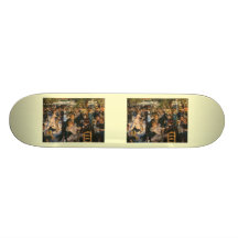 Renoir's Bal du   de la Galette (1876) Skateboard Decks