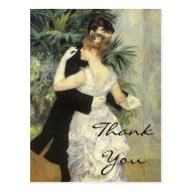 Renoir's City Dance Postcard