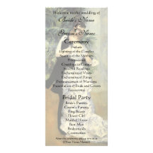 Renoir's City Dance Wedding Program Full Color Rack Card