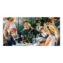Renoir's Luncheon of the Boating Party (1881) Customised Photo Card