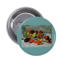 Renoir's Still Life with Mediterranean Fruit, 1911 Buttons