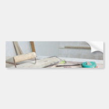 Renovation site bumper stickers